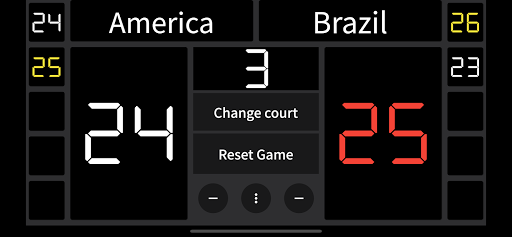 Volleyball Scoreboard - Image screenshot of android app