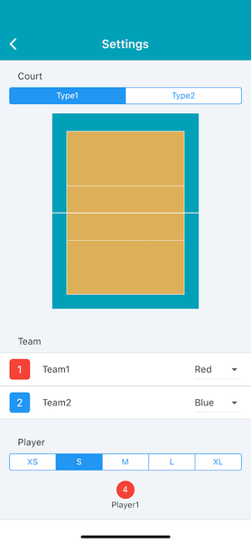 Volleyball Tactic Board - Image screenshot of android app