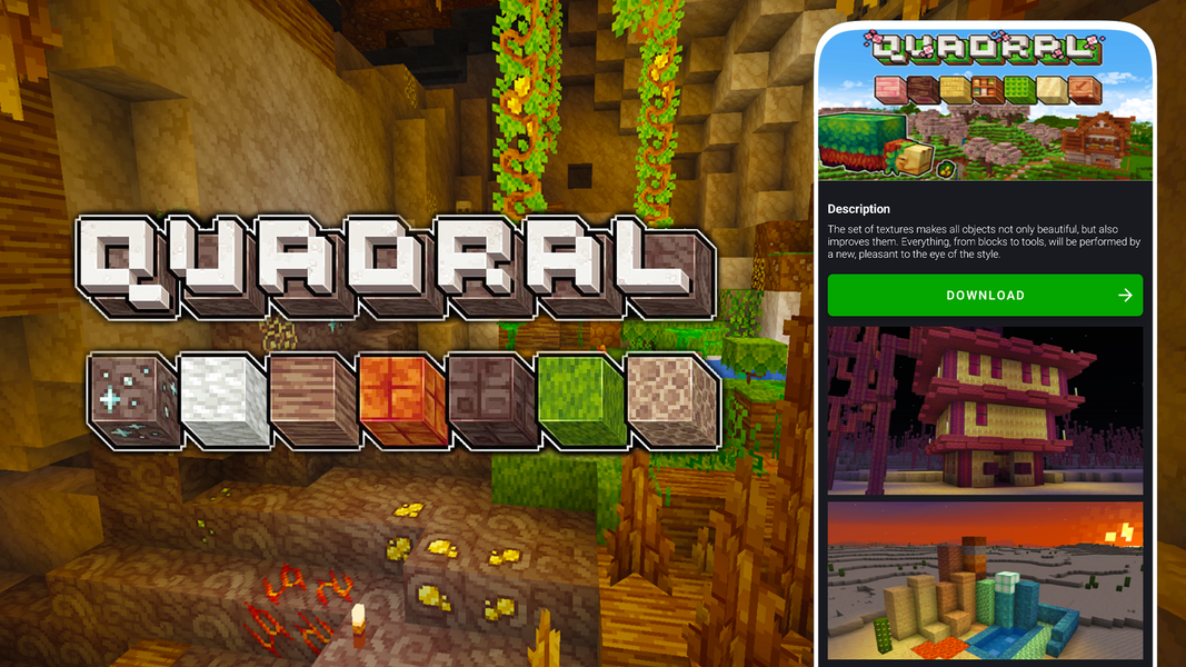 Texture Packs for Minecraft PE - عکس برنامه موبایلی اندروید