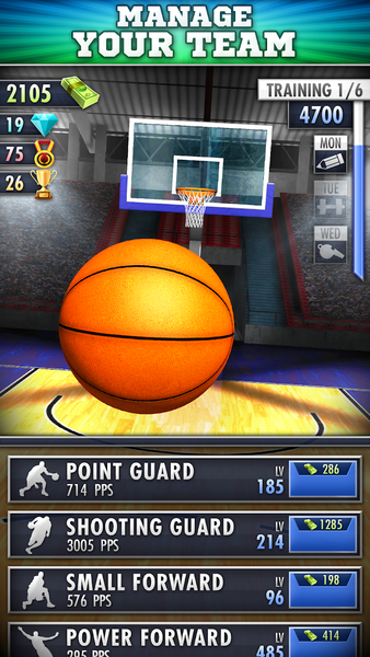 Basketball Clicker - Gameplay image of android game