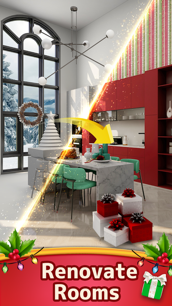 Christmas Match: Home Design - عکس بازی موبایلی اندروید