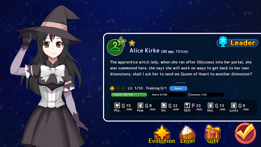 After ALICE - Pretty girl summoning, management - Image screenshot of android app