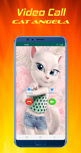 Call Angela's Talking Fake Video Call - عکس برنامه موبایلی اندروید