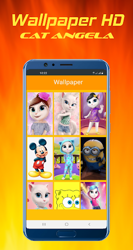 Call Angela's Talking Fake Video Call - Image screenshot of android app