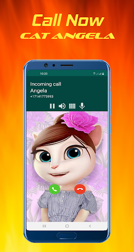 Call Angela's Talking Fake Video Call - عکس برنامه موبایلی اندروید