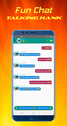 Call  Hank's Talking Game Video Call Prank - Image screenshot of android app