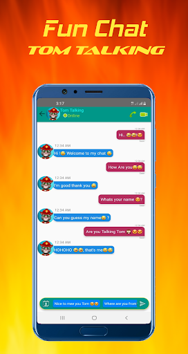 Call Tom's Talking Fake Video Call - عکس برنامه موبایلی اندروید