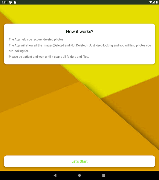 Recover Lost Files and Photos - Image screenshot of android app