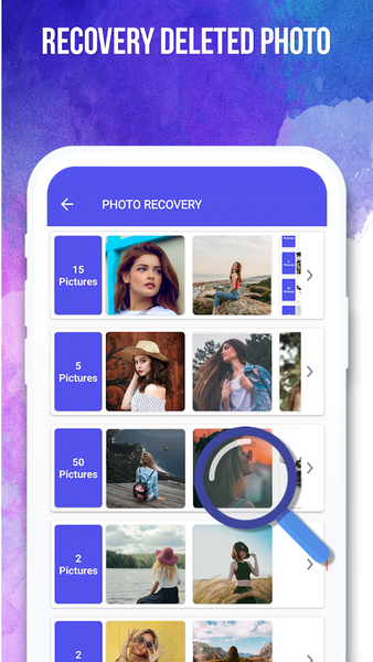 Recover Lost Files and Photos - Image screenshot of android app