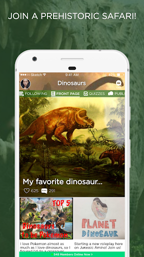 Jurassic Amino for Dinosaur Fans - Image screenshot of android app