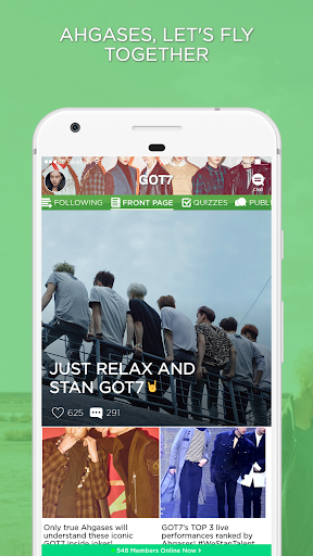 iGOT7 Amino for GOT7 Ahgases - Image screenshot of android app