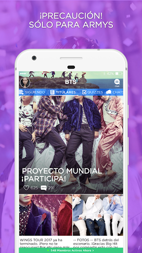 ARMY Amino para BTS en Español - Image screenshot of android app