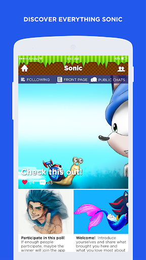 Sonic the Hedgehog Amino - عکس برنامه موبایلی اندروید