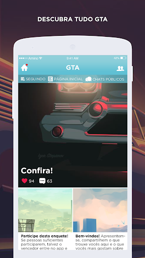 Amino para GTA (Não Oficial) - Image screenshot of android app