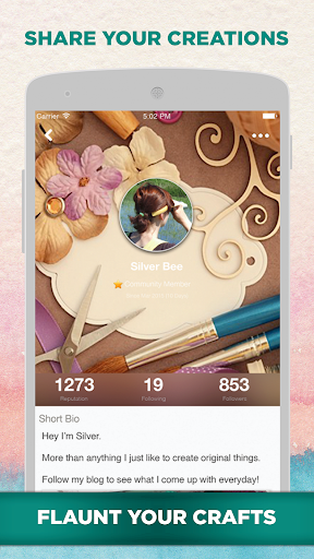 Crafty Amino for Crafting and DIY - Image screenshot of android app