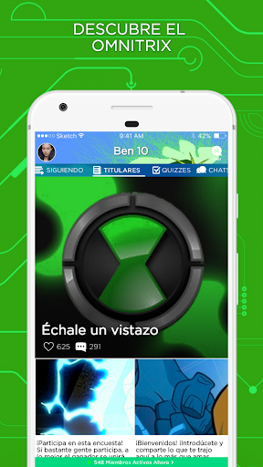Omnitrix Amino para Ben 10 - عکس برنامه موبایلی اندروید
