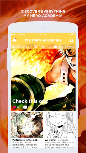 My Hero Academia Amino - Image screenshot of android app