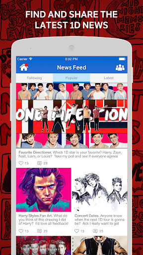 Directioners Amino for 1D Fans - Image screenshot of android app