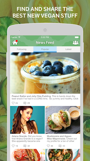 Vegan Amino - Image screenshot of android app