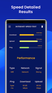 Internet Speed Test Meter - عکس برنامه موبایلی اندروید