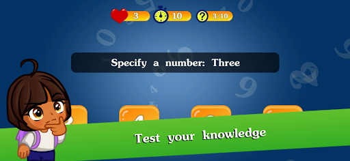 Learning to count numbers 123 - Image screenshot of android app