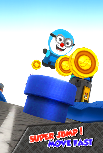 ۳D Blue Banana Cat Run - عکس بازی موبایلی اندروید