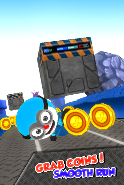 ۳D Blue Banana Cat Run - عکس بازی موبایلی اندروید