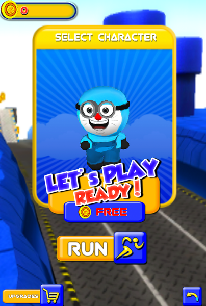 3D Blue Banana Cat Run - عکس بازی موبایلی اندروید