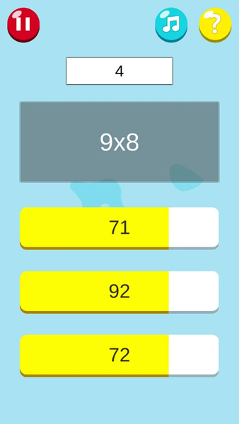 Arithmetic King - Gameplay image of android game