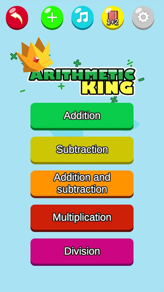 Arithmetic King - Gameplay image of android game