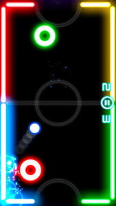 Glow Hockey - Gameplay image of android game
