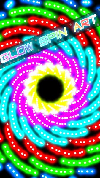 Glow Spin Art - Gameplay image of android game