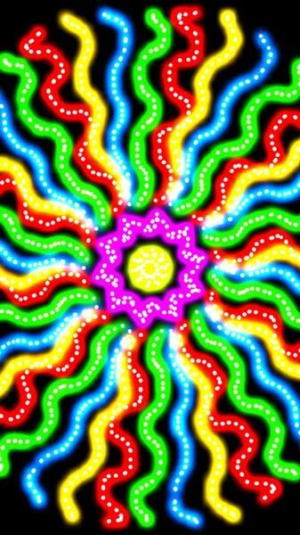 Glow Spin Art - عکس بازی موبایلی اندروید