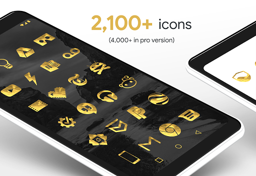 Gold Leaf - Icon Pack - عکس برنامه موبایلی اندروید