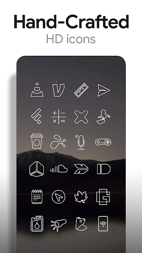 Lines - Icon Pack - عکس برنامه موبایلی اندروید