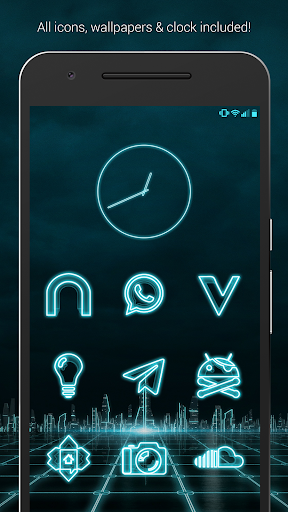 The Grid - Icon Pack - Image screenshot of android app