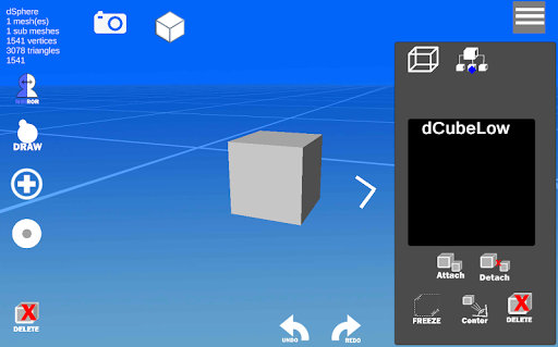 d3D Sculptor - 3D modeling - Image screenshot of android app