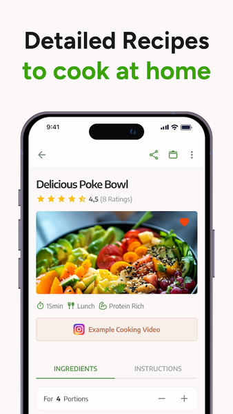 Recipes - All My Meals - Image screenshot of android app