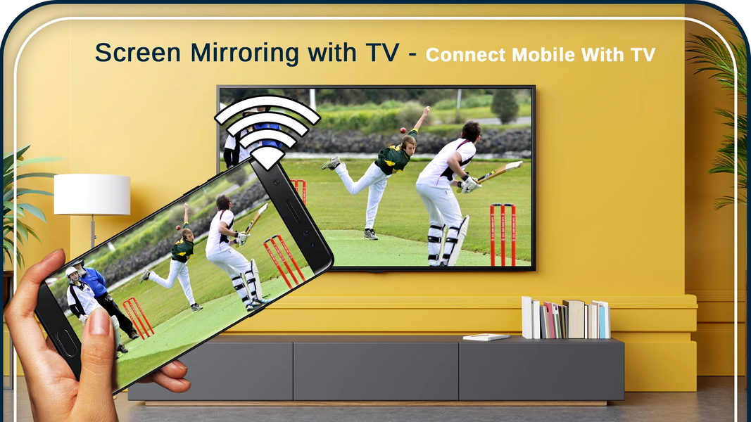 Screen Mirroring with TV - عکس برنامه موبایلی اندروید