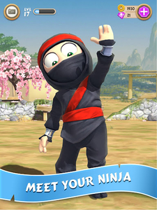 Clumsy Ninja - Gameplay image of android game