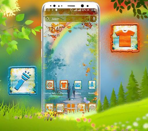 Nature Painting Launcher Theme - Image screenshot of android app