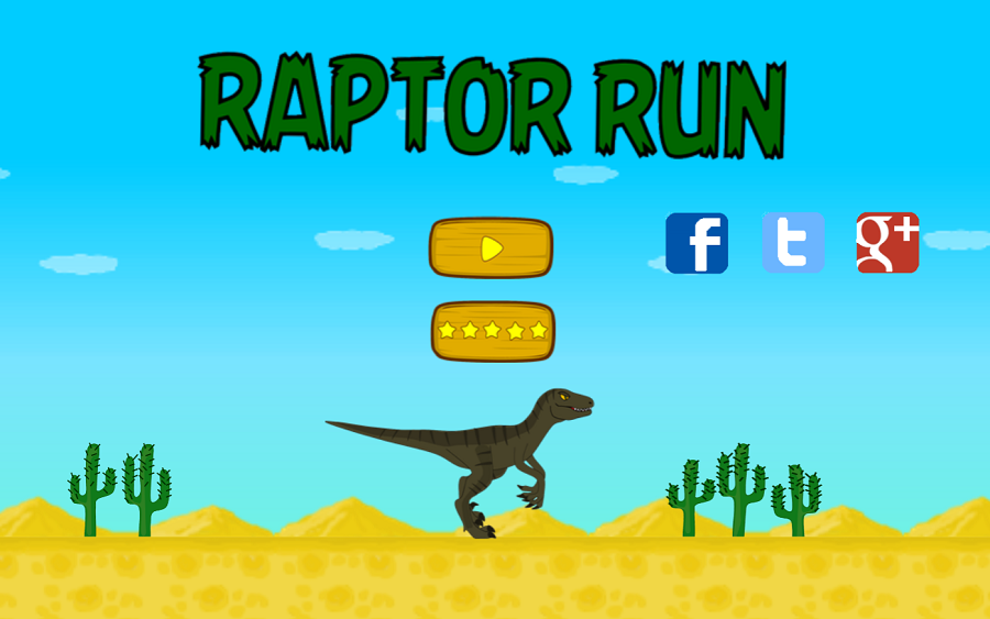 Raptor Run - Gameplay image of android game