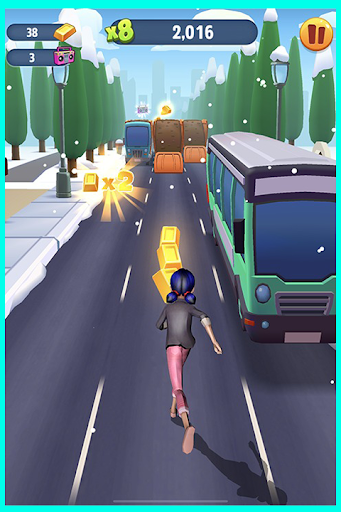 Lady Subway Girl Bug 3D - Image screenshot of android app