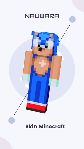 Skin Sonic for Minecraft - Image screenshot of android app