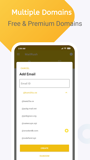 Temp Mail - by MailRush - Image screenshot of android app