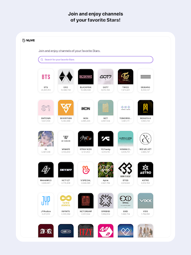 V LIVE - Image screenshot of android app