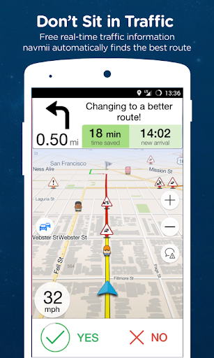 Navmii GPS World (Navfree) - عکس برنامه موبایلی اندروید