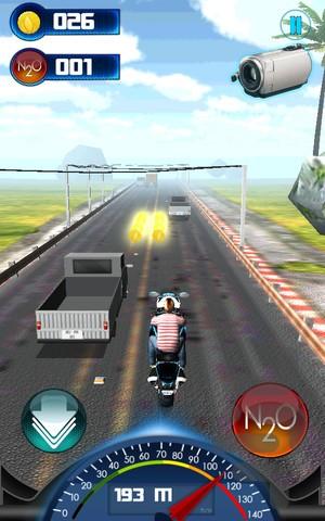 City moto racer - Gameplay image of android game
