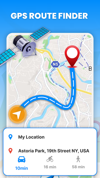 GPS Navigation & Live Traffic - عکس برنامه موبایلی اندروید