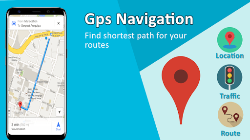 Navigation Maps & Traffic Alerts Offline - عکس برنامه موبایلی اندروید
